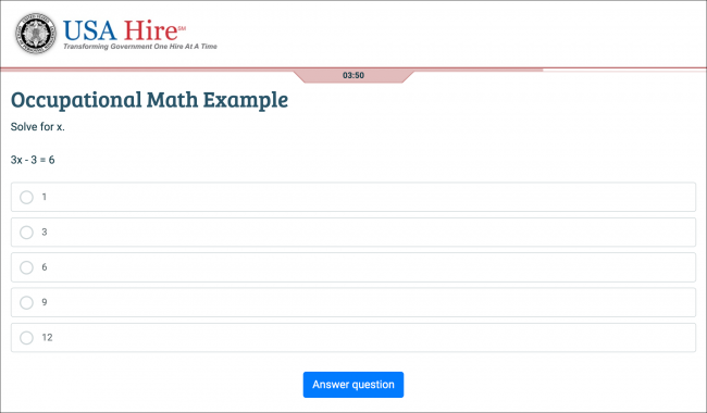 Sample Item - Math
