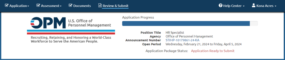 Application Navigation