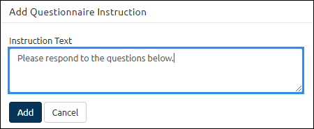 questionnaire