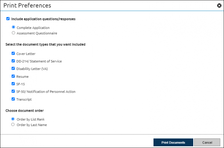 Print documents