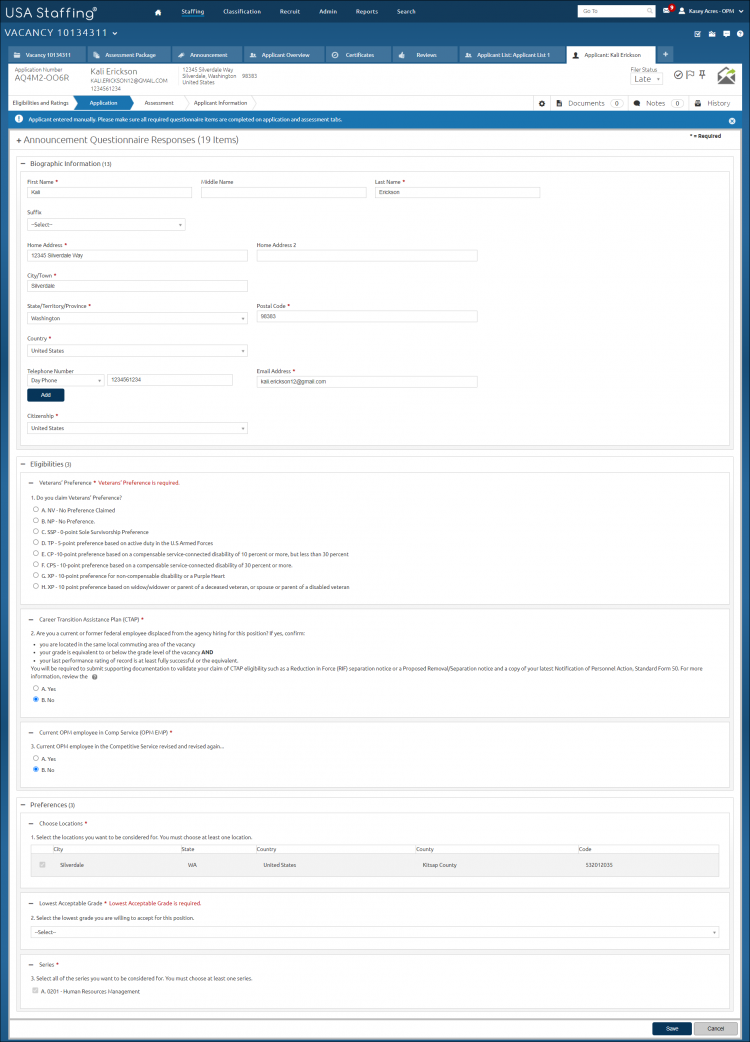 Add New Applicant