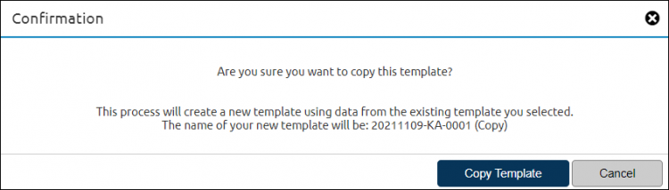Copy Template