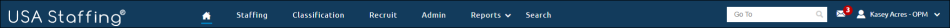 Dashboard Search and Go To