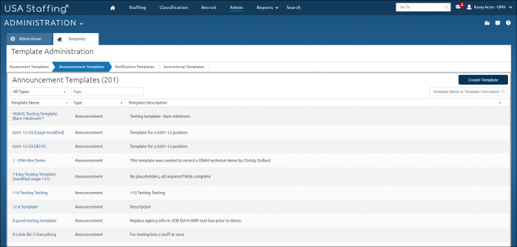 Dashboard Browsing History List
