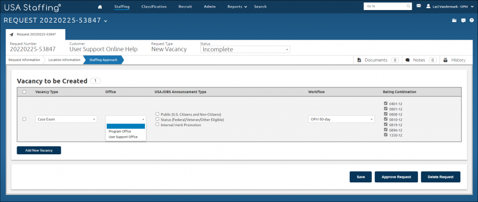 Staffing Approach Page