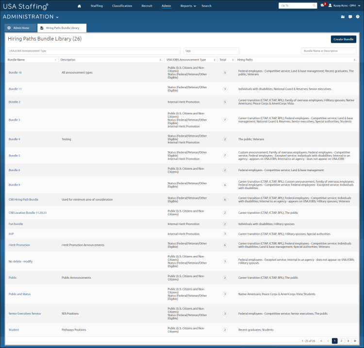 Hiring Paths Bundle Library