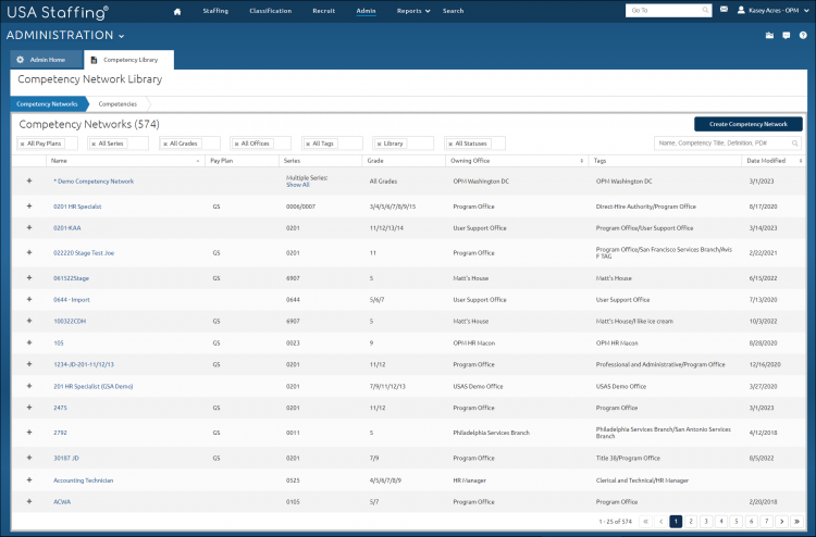 Manage Competency Library